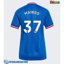 Fotballdrakt Dame Manchester United Kobbie Mainoo #37 Bortedrakt 2026-27 Kortermet